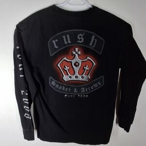 Rush Snakes & Arrows Tour 2008 Long Sleeve Concert Shirt Vintage Band Merch NICE